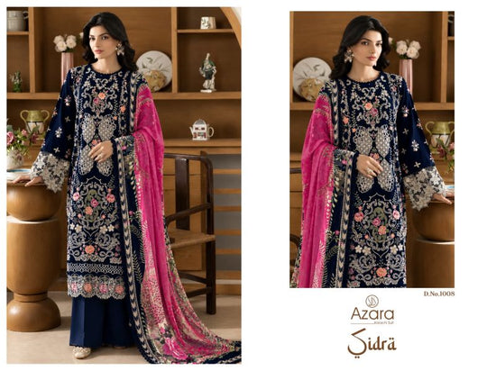 Radhika Azara Sidra Pure Cotton Embroidered Dress Material