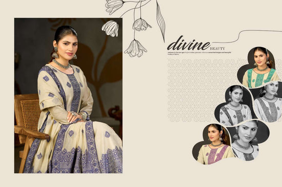 Radhika Banarasi Adha Vol 13 Cotton Jaam Dani Jacquard Dress Material