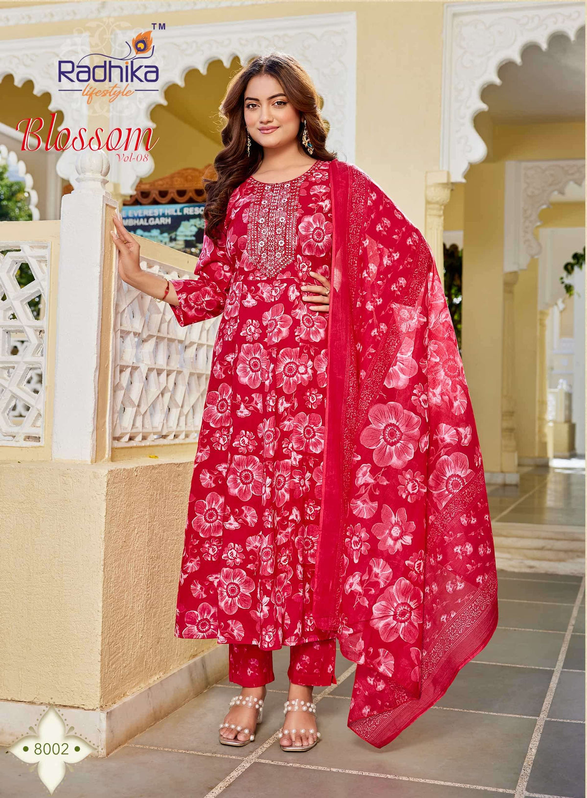 Radhika Lifestyle Blossom Vol - 08 Cotton Salwar Suit Set - Amrah Wholesale