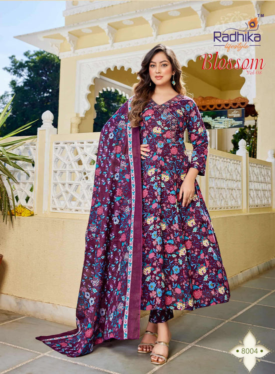 Radhika Lifestyle Blossom Vol - 08 Cotton Salwar Suit Set - Amrah Wholesale