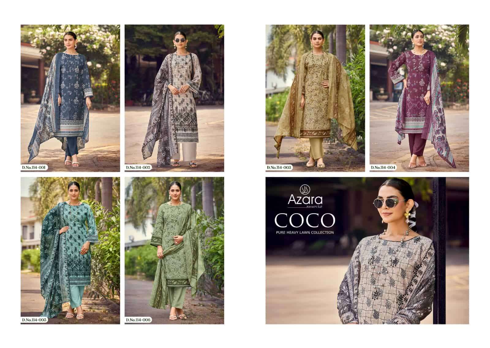 Radhika Coco Pure Lawn Cotton Salwar Suit Collection - Amrah Wholesale