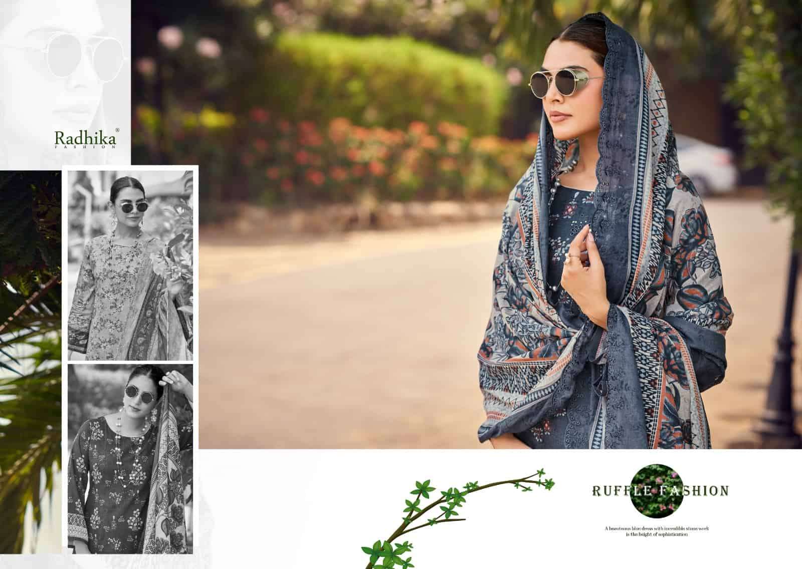 Radhika Coco Pure Lawn Cotton Salwar Suit Collection - Amrah Wholesale