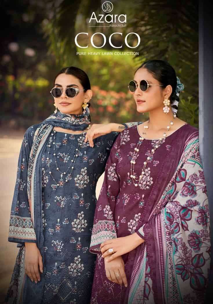 Radhika Coco Pure Lawn Cotton Salwar Suit Collection - Amrah Wholesale