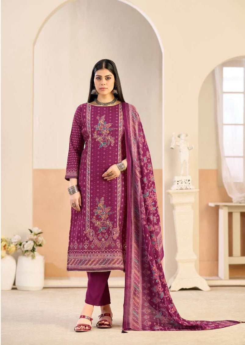 RADHIKA FASHION AZARA CLASSIC TOUCH Viscose Vatican Dress Material