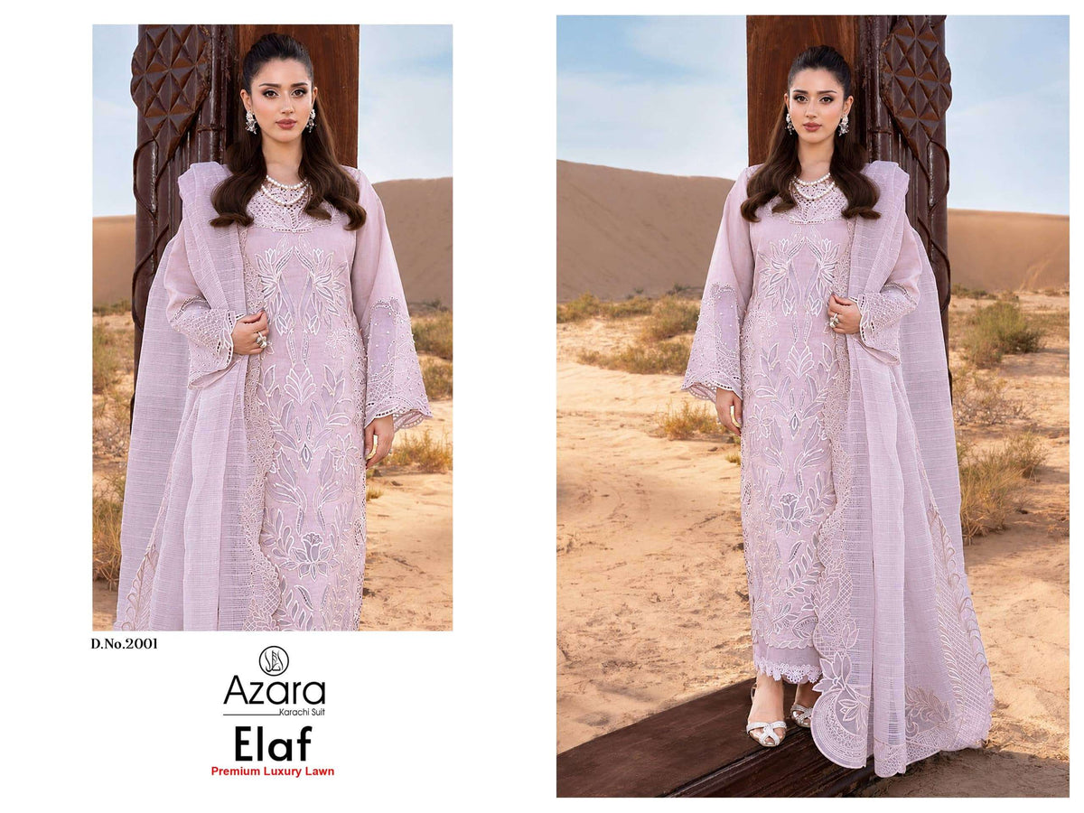 Radhika Fashion Elaf Premium Vol 2 Cotton Handwork Embroidered Pakistani Suit