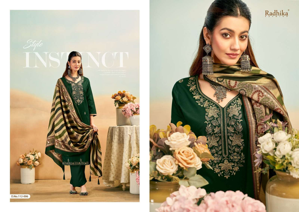 RADHIKA FASHION SAFINAZ Jaam Cotton Pakistani Suit - Amrah Wholesale