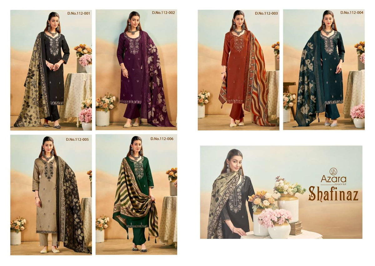 RADHIKA FASHION SAFINAZ Jaam Cotton Pakistani Suit - Amrah Wholesale
