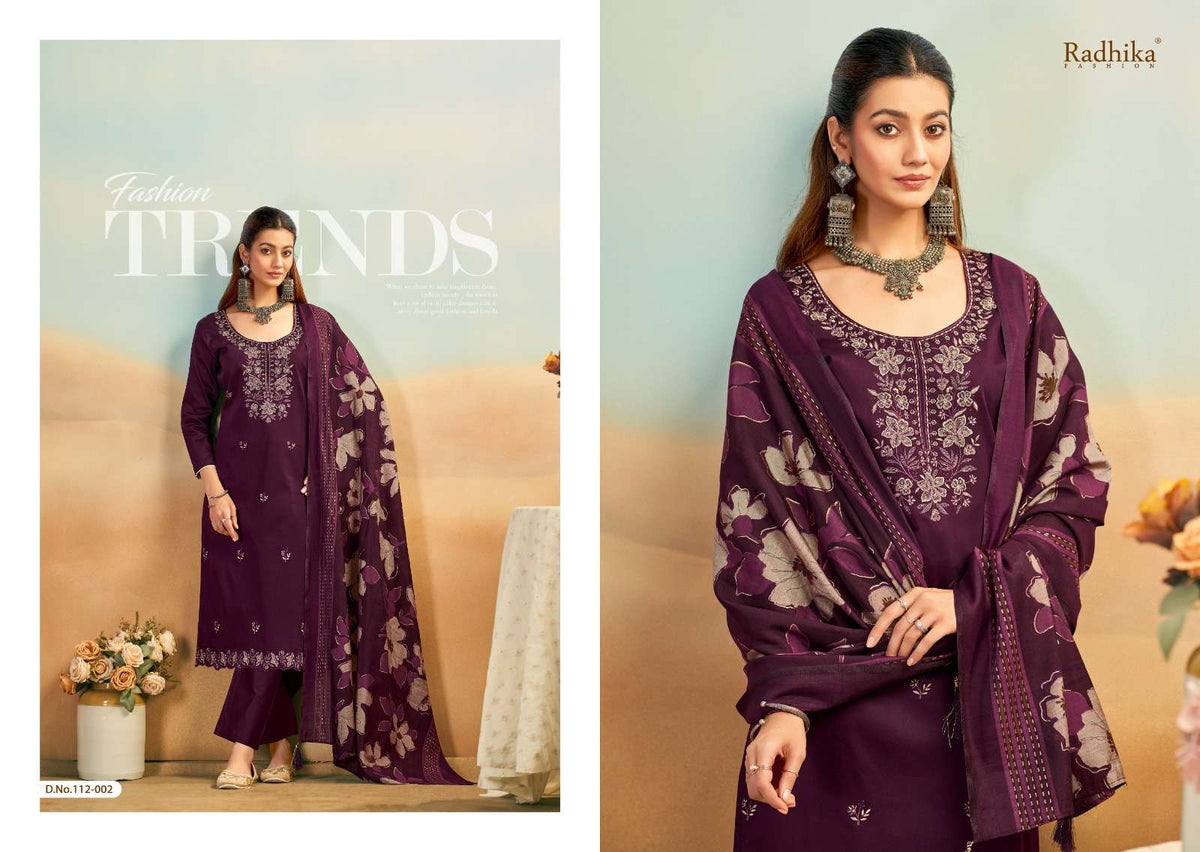 RADHIKA FASHION SAFINAZ Jaam Cotton Pakistani Suit - Amrah Wholesale