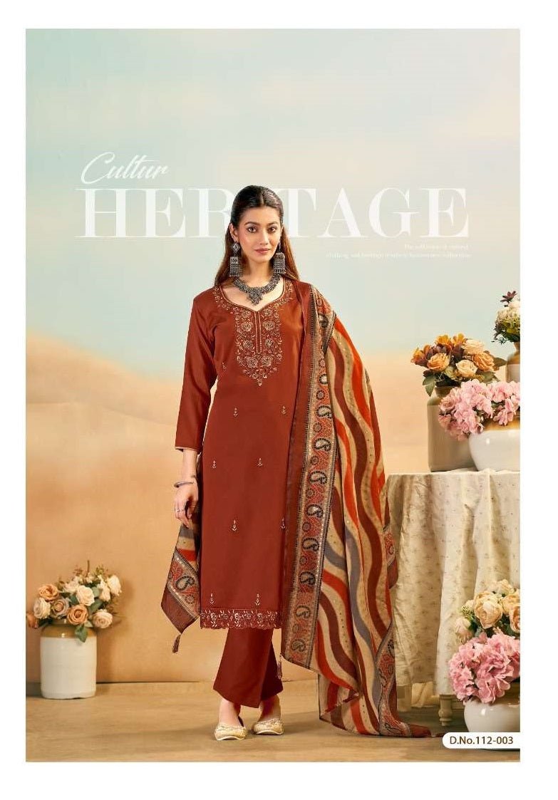 RADHIKA FASHION SAFINAZ Jaam Cotton Pakistani Suit - Amrah Wholesale