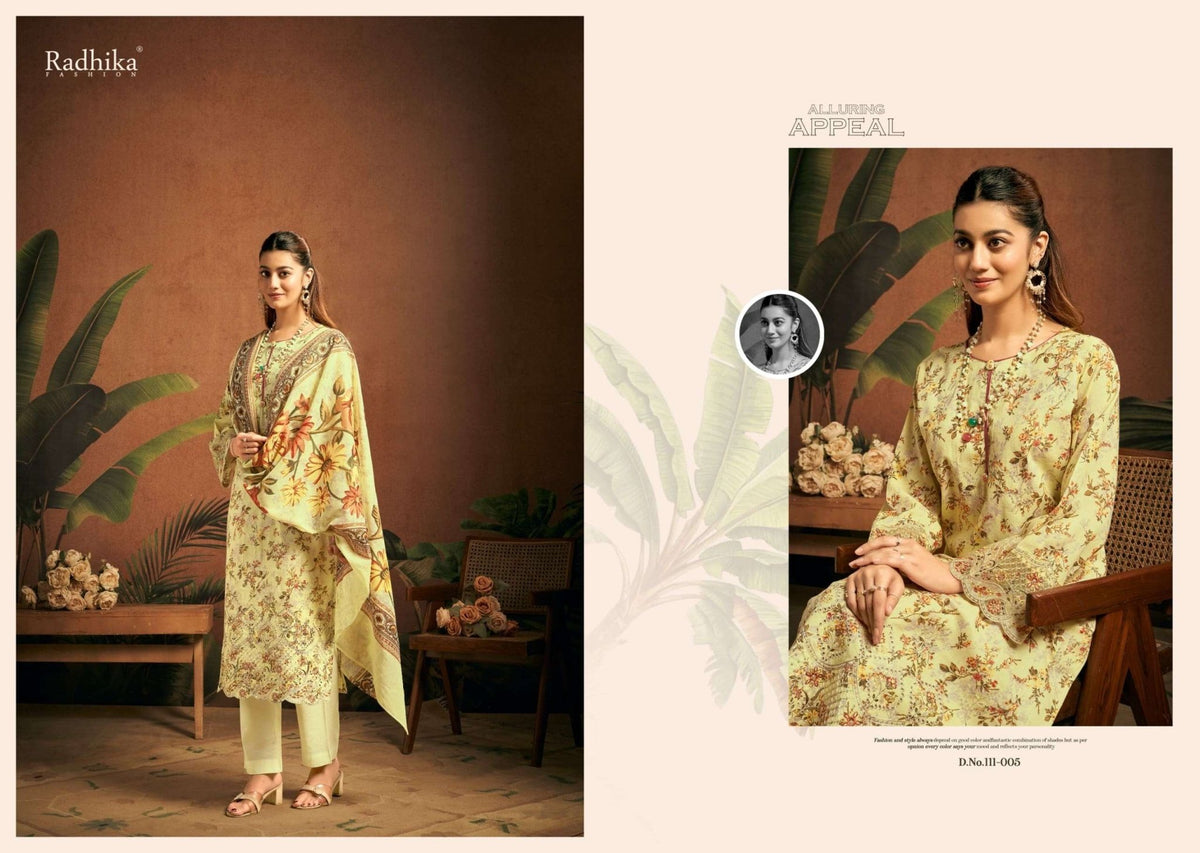 RADHIKA FASHION SAIRA Lawn Pakistani Suit - Amrah Wholesale