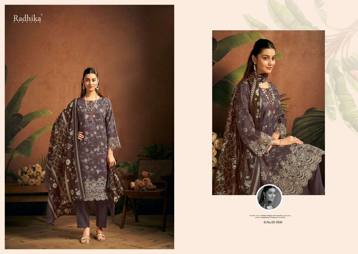 RADHIKA FASHION SAIRA Lawn Pakistani Suit - Amrah Wholesale