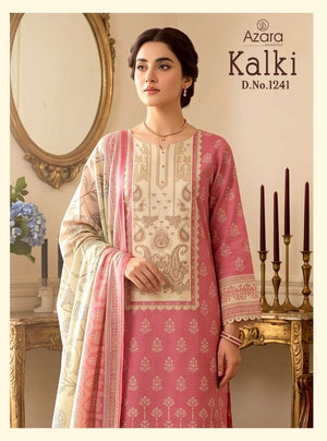 Radhika Kalki 1241 Pure Jam Cotton Dress Material