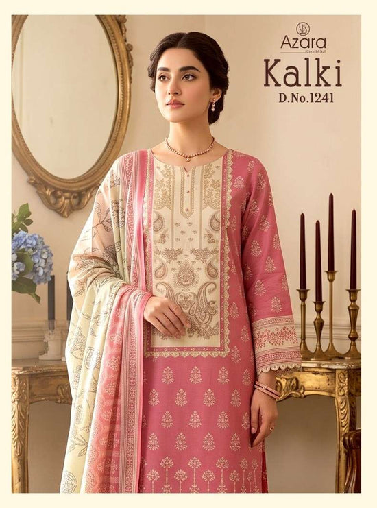 Radhika Kalki 1241 Pure Jam Cotton Dress Material - Amrah Wholesale