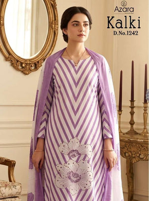 Radhika Kalki 1242 Pure Jaam Cotton Designer Print Dress Material