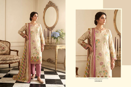 Radhika Kalki 1243 Pure Jam Cotton Dress Material - Amrah Wholesale