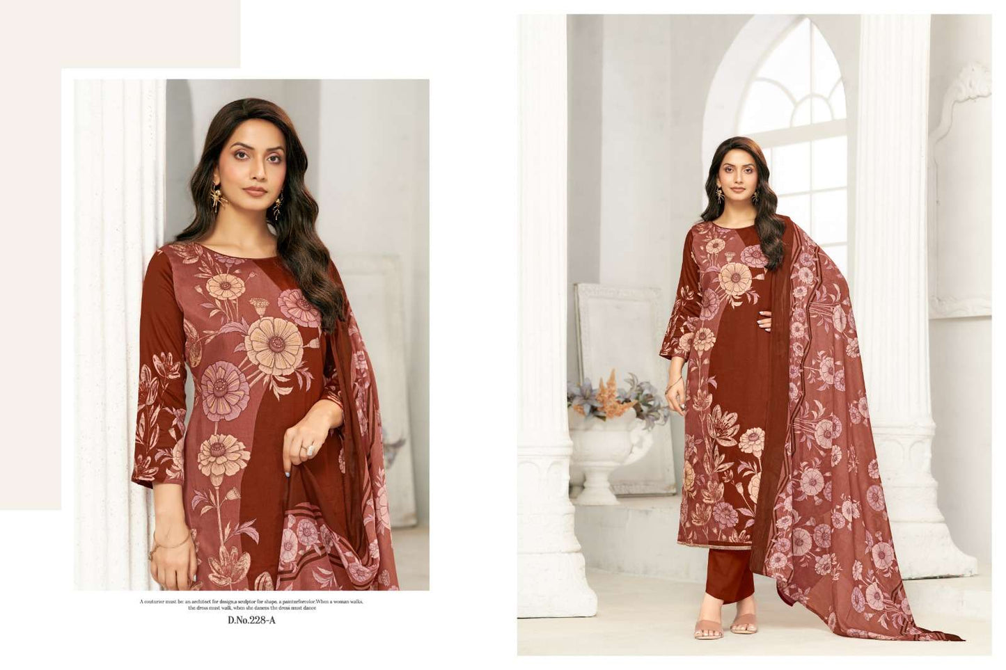 Radhika Kayka 228 Jam Cotton Printed Dress Material - Amrah Wholesale
