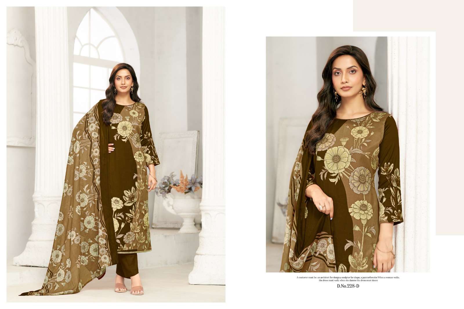 Radhika Kayka 228 Jam Cotton Printed Dress Material - Amrah Wholesale
