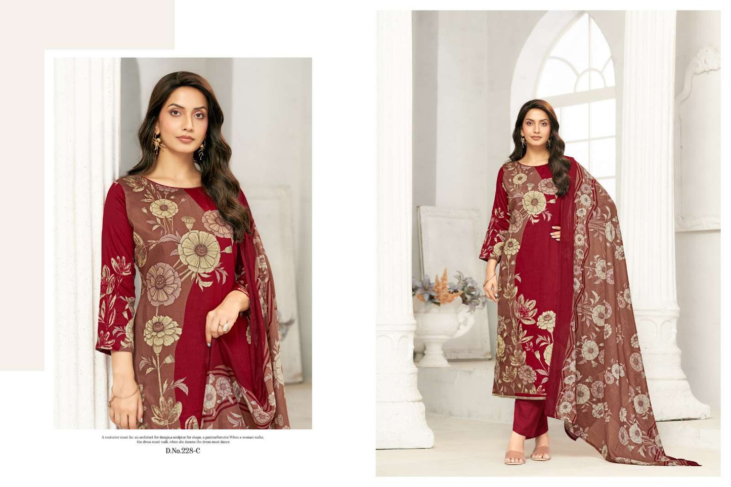 Radhika Kayka 228 Jam Cotton Printed Dress Material - Amrah Wholesale