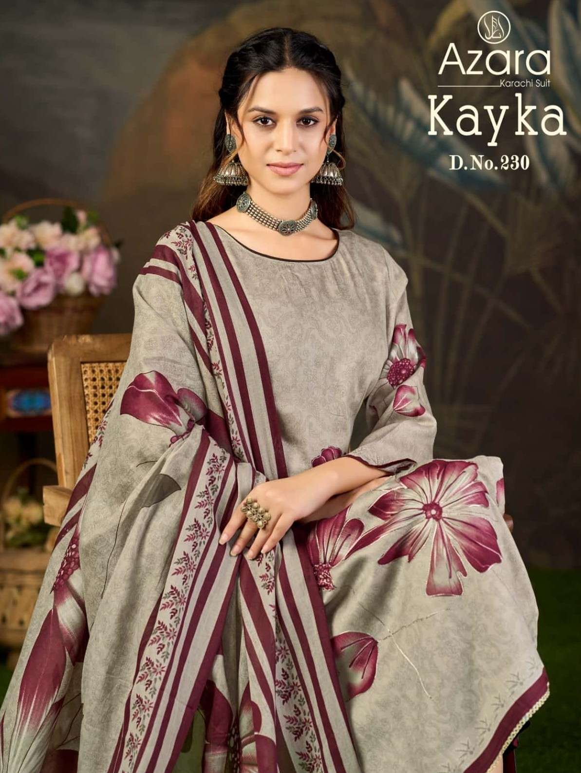Radhika Kayka 230 Zam Cotton Designer Print Dress Material