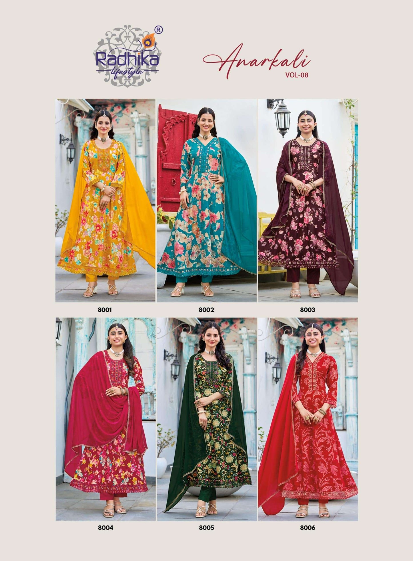 Radhika Lifestyle Anarkali Vol - 08 - Amrah Wholesale