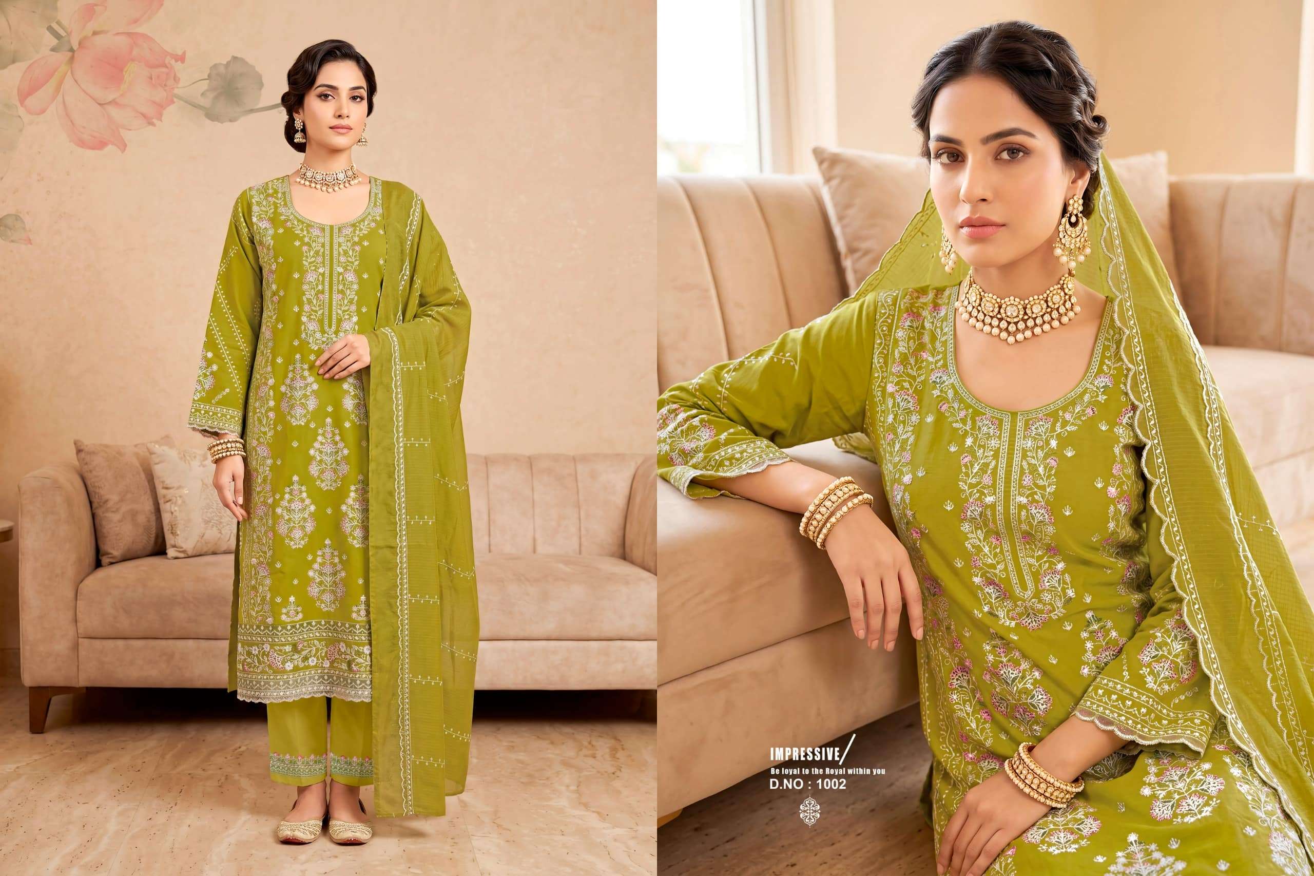 RADHIKA LIFESTYLE AZARA SAFIA Cotton Printed Pakistani Suit
