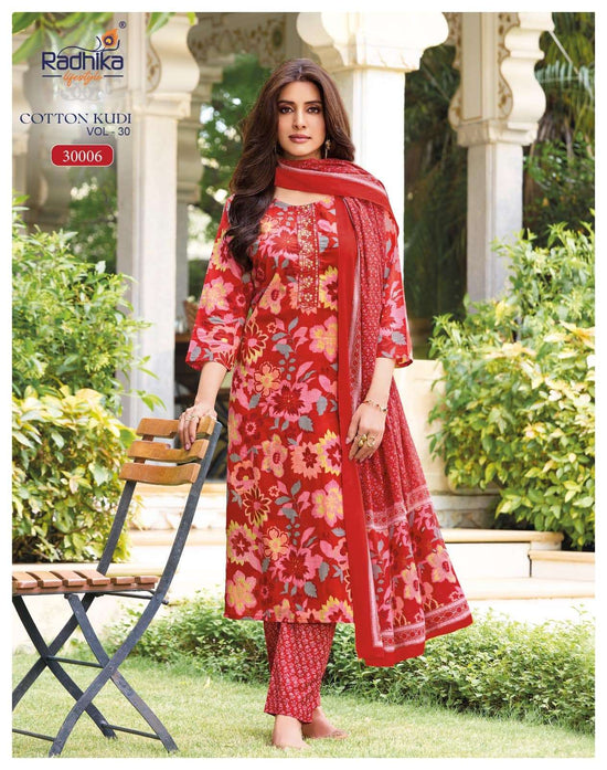 Radhika Lifestyle Cotton Kudi Vol 30 Pure Cotton Salwar Suit Set