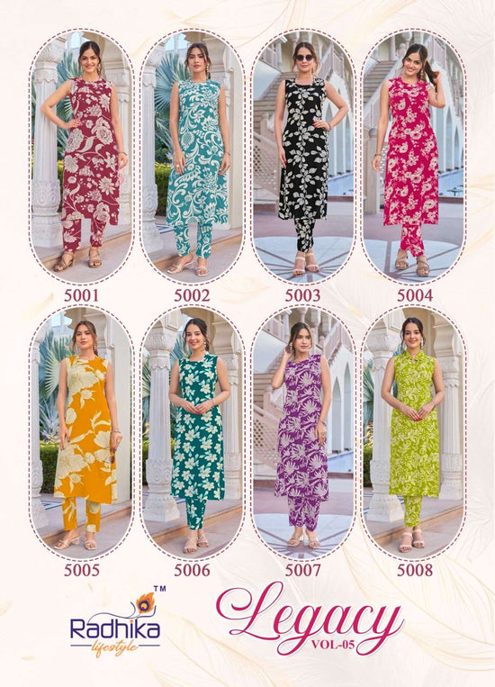 Radhika Lifestyle Legacy Vol - 05 - Amrah Wholesale