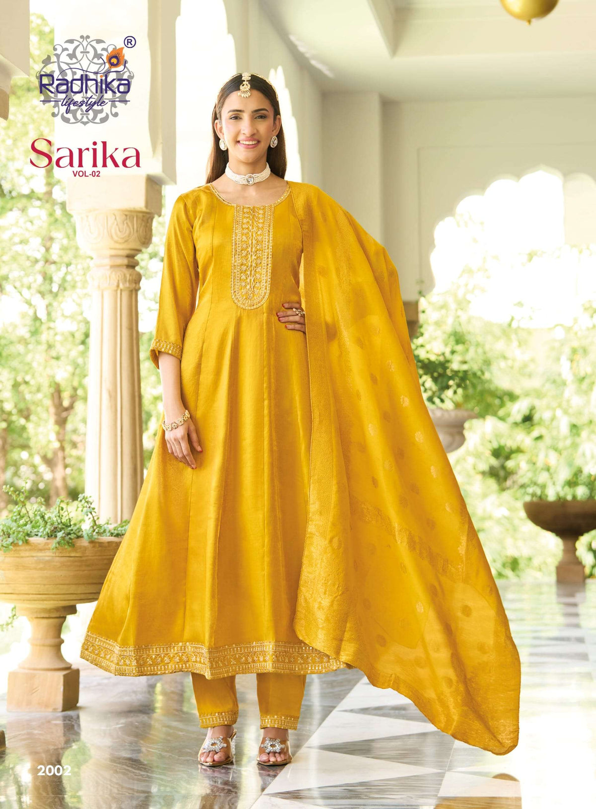 Radhika Lifestyle Sarika Vol-2 Roman Silk Anarkali Salwar Suit