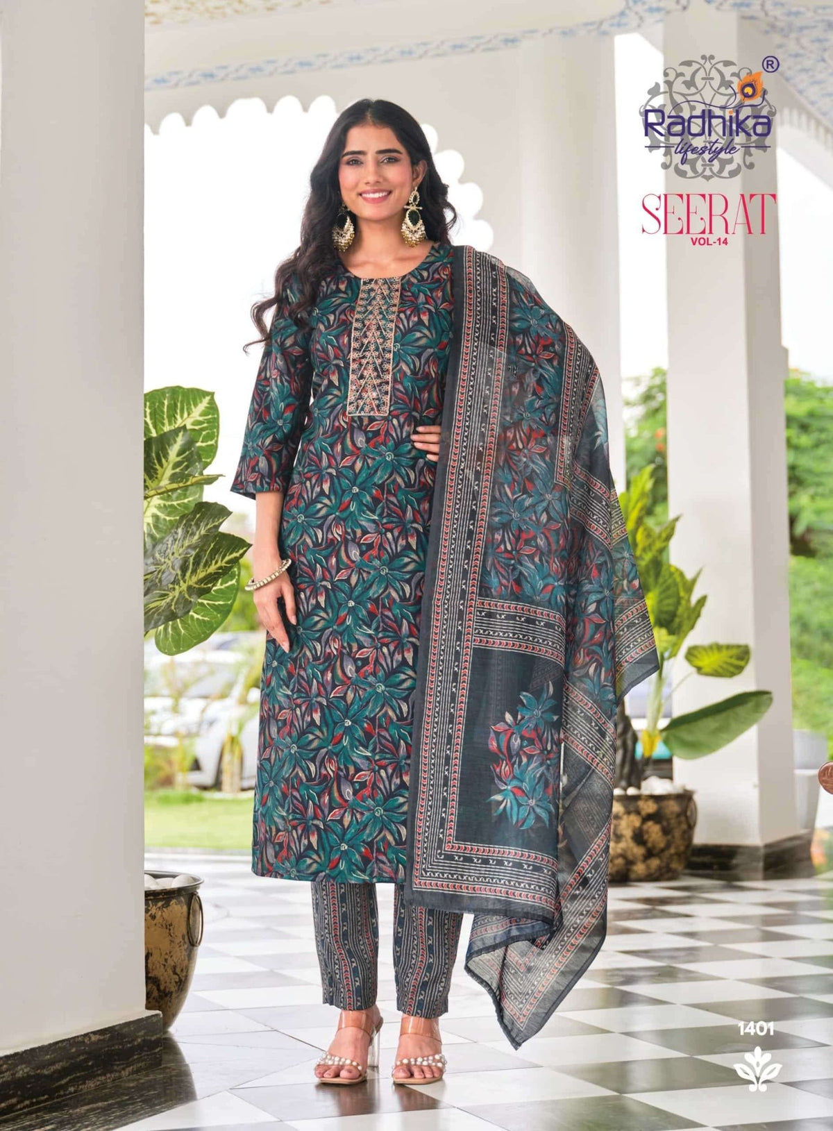 Radhika Lifestyle Seerat Vol 14 Heavy Rayon Salwar Suit Set - Amrah Wholesale