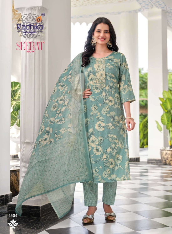 Radhika Lifestyle Seerat Vol 14 Heavy Rayon Salwar Suit Set - Amrah Wholesale