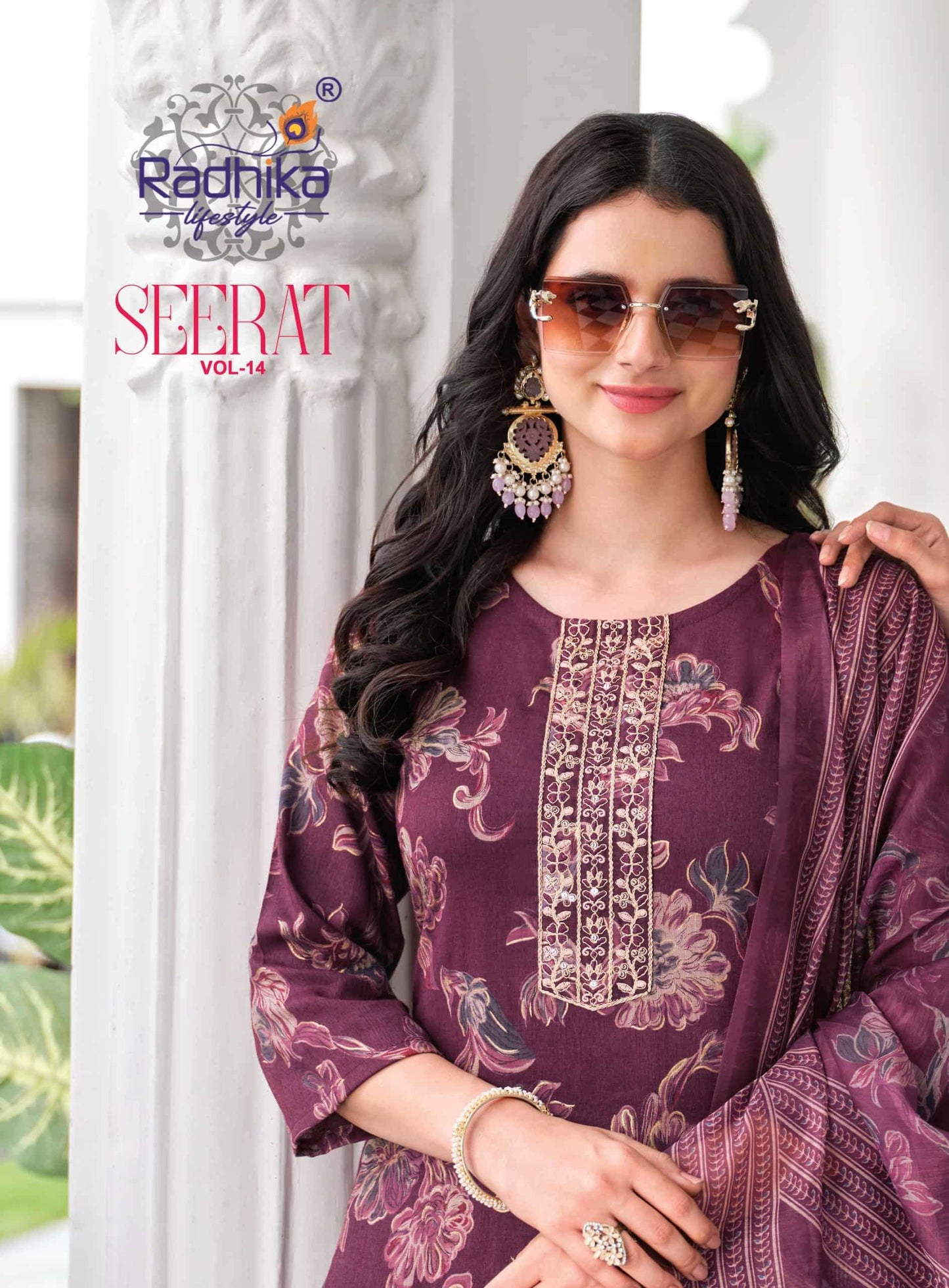 Radhika Lifestyle Seerat Vol 14 Heavy Rayon Salwar Suit Set