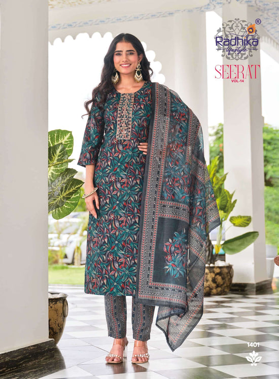 Radhika Lifestyle Seerat Vol 14 Heavy Rayon Salwar Suit Set