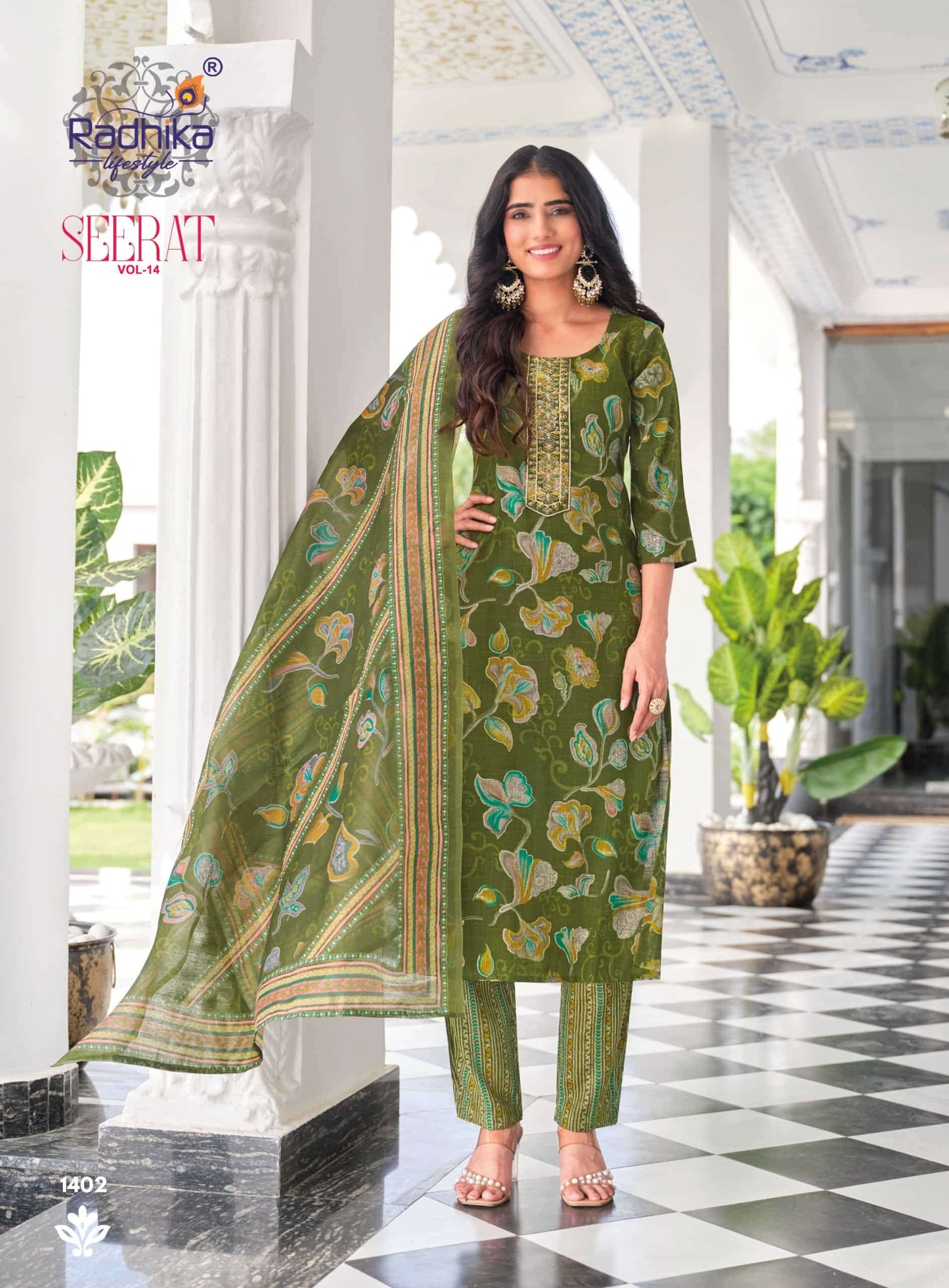Radhika Lifestyle Seerat Vol 14 Heavy Rayon Salwar Suit Set