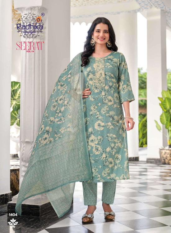 Radhika Lifestyle Seerat Vol 14 Heavy Rayon Salwar Suit Set