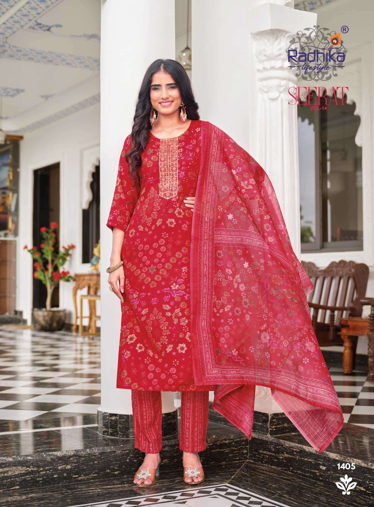 Radhika Lifestyle Seerat Vol 14 Heavy Rayon Salwar Suit Set