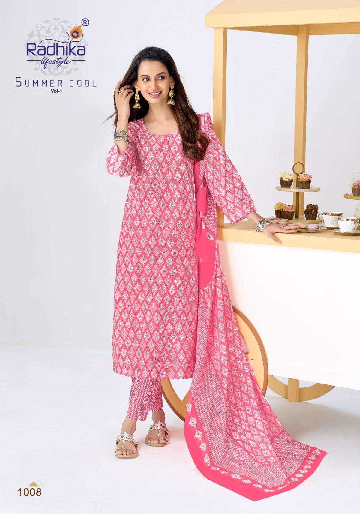 RADHIKA LIFESTYLE SUMMER COOL VOL-1 Cotton Printed Stitched Salwar Suit Set - Amrah Wholesale