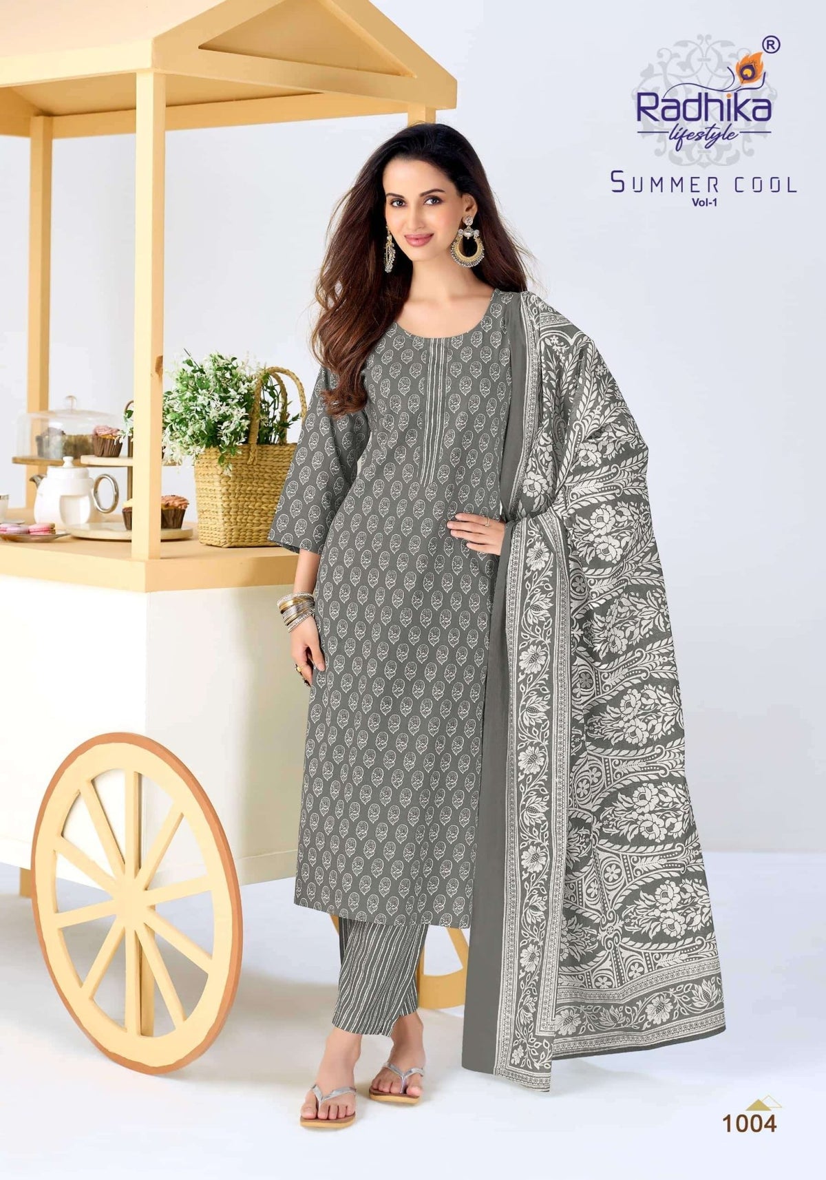 RADHIKA LIFESTYLE SUMMER COOL VOL-1 Cotton Printed Stitched Salwar Suit Set - Amrah Wholesale