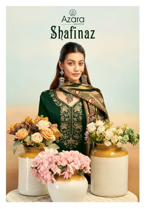 Radhika Shafinaz Pure Jam Cotton Dress Material - Amrah Wholesale
