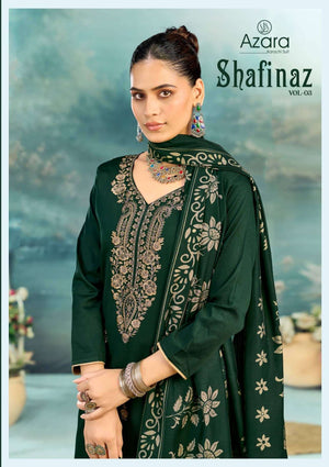 Radhika Shafinaz Vol 3 Heavy Zam Cotton Dress Material