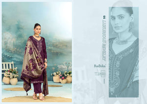 Radhika Shafinaz Vol 3 Heavy Zam Cotton Dress Material