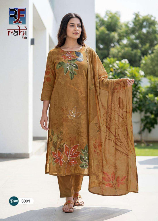 Rahi Fab Rising Silver Vol 3 Readymade Cotton 3 Piece Salwar Suit Set