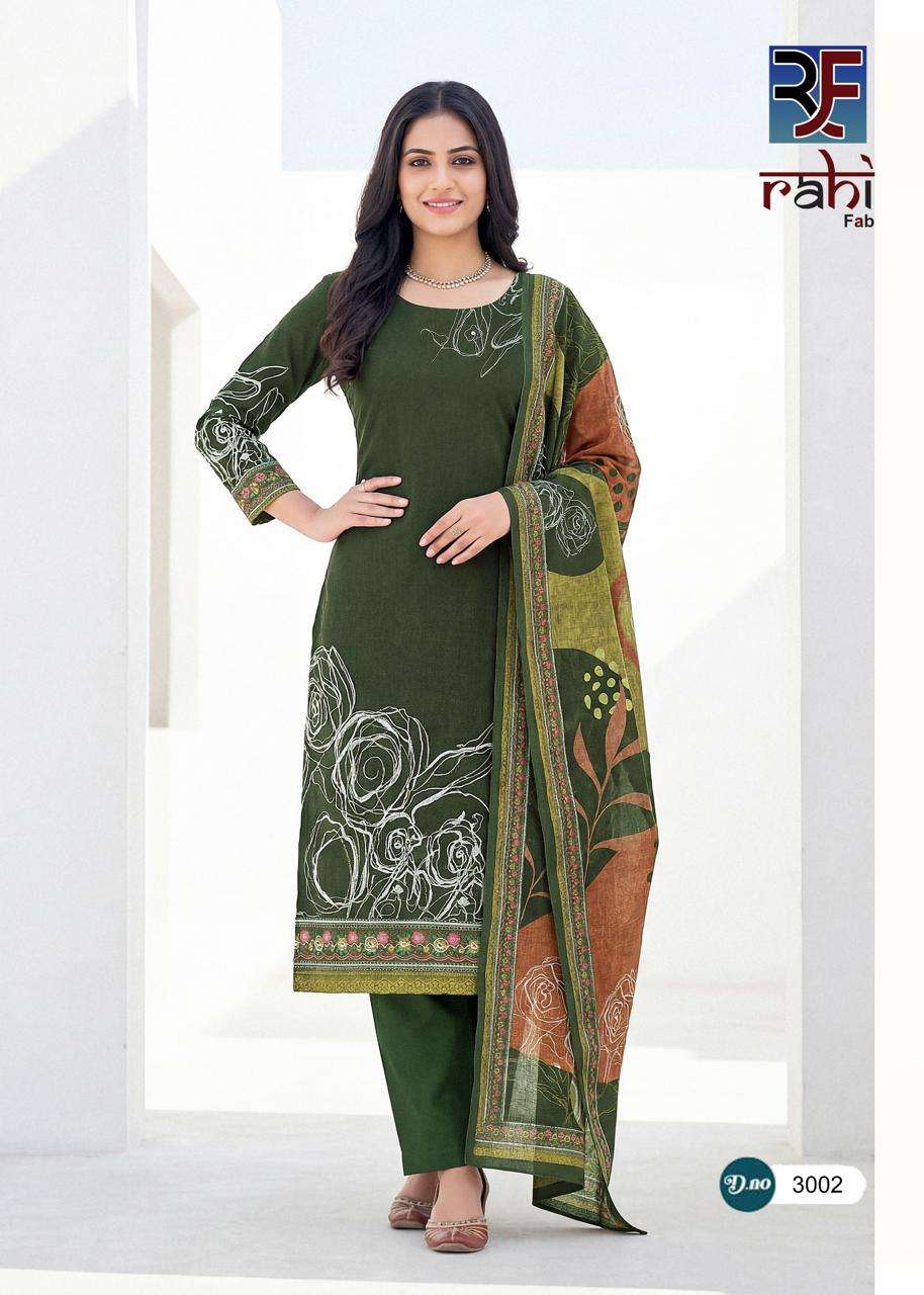 Rahi Fab Rising Silver Vol 3 Readymade Cotton 3 Piece Salwar Suit Set