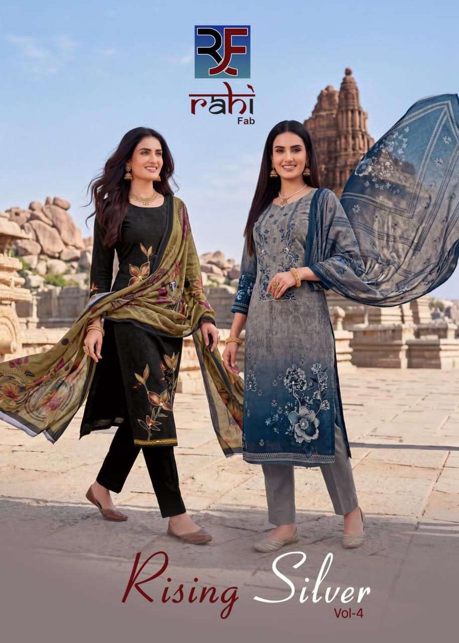 Rahi Fab Rising Silver Vol 4 Fancy Cotton Dress Material