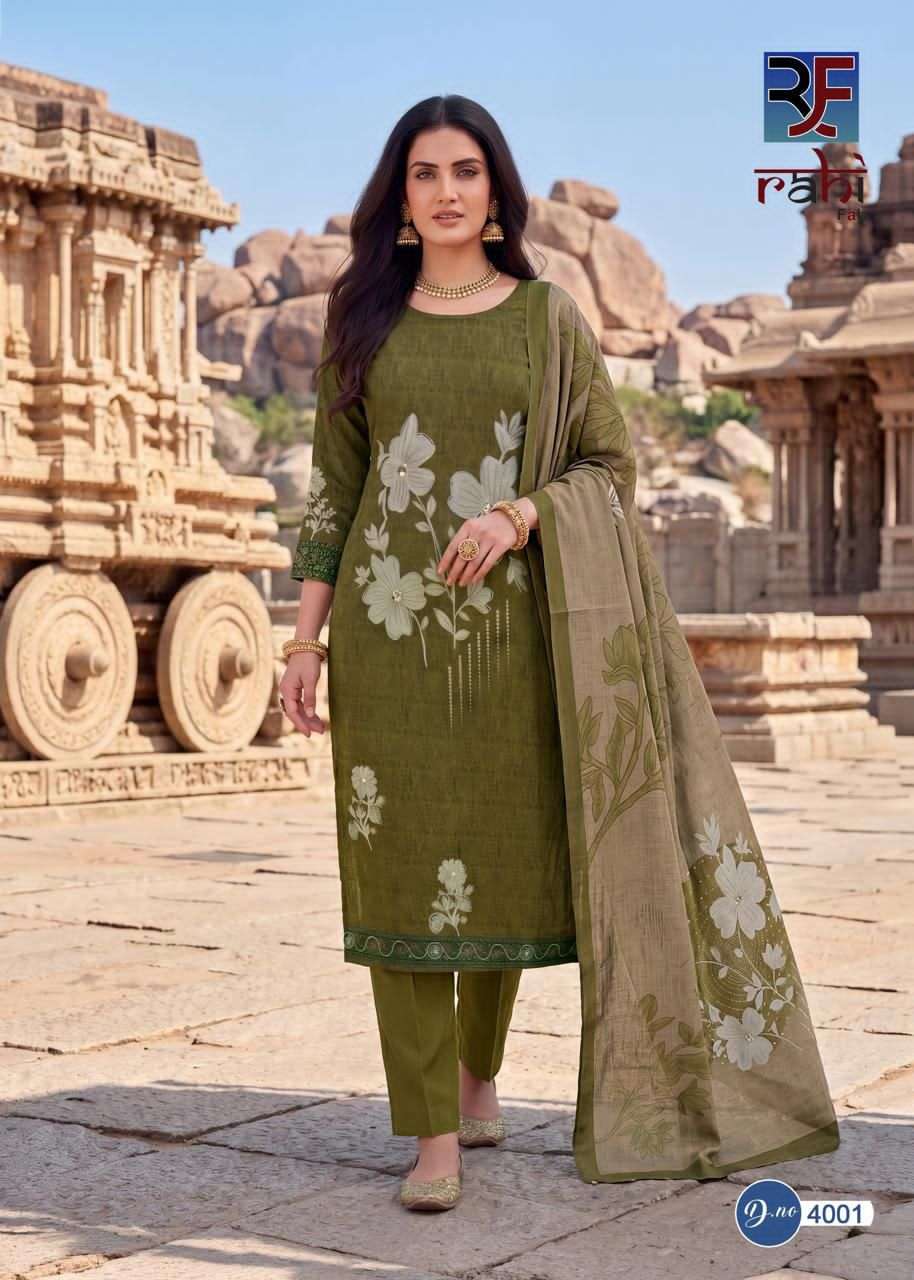 Rahi Fab Rising Silver Vol 4 Fancy Cotton Dress Material