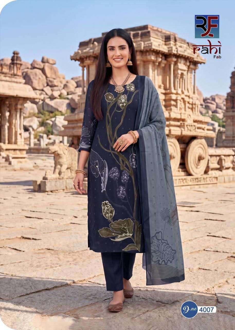Rahi Fab Rising Silver Vol 4 Fancy Cotton Dress Material