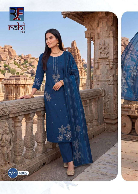 Rahi Fab Rising Silver Vol 4 Fancy Cotton Dress Material