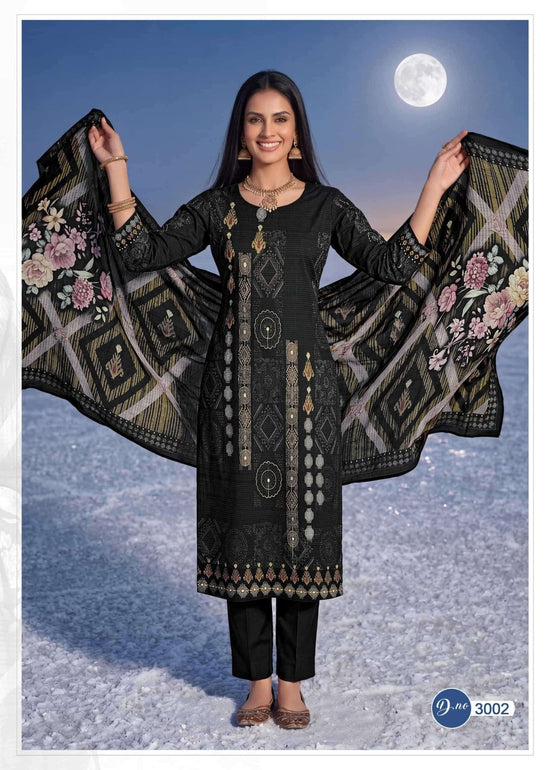 Rahi Fashion Rising Gold Vol 3 Pure Cotton Dress Material - Amrah Wholesale