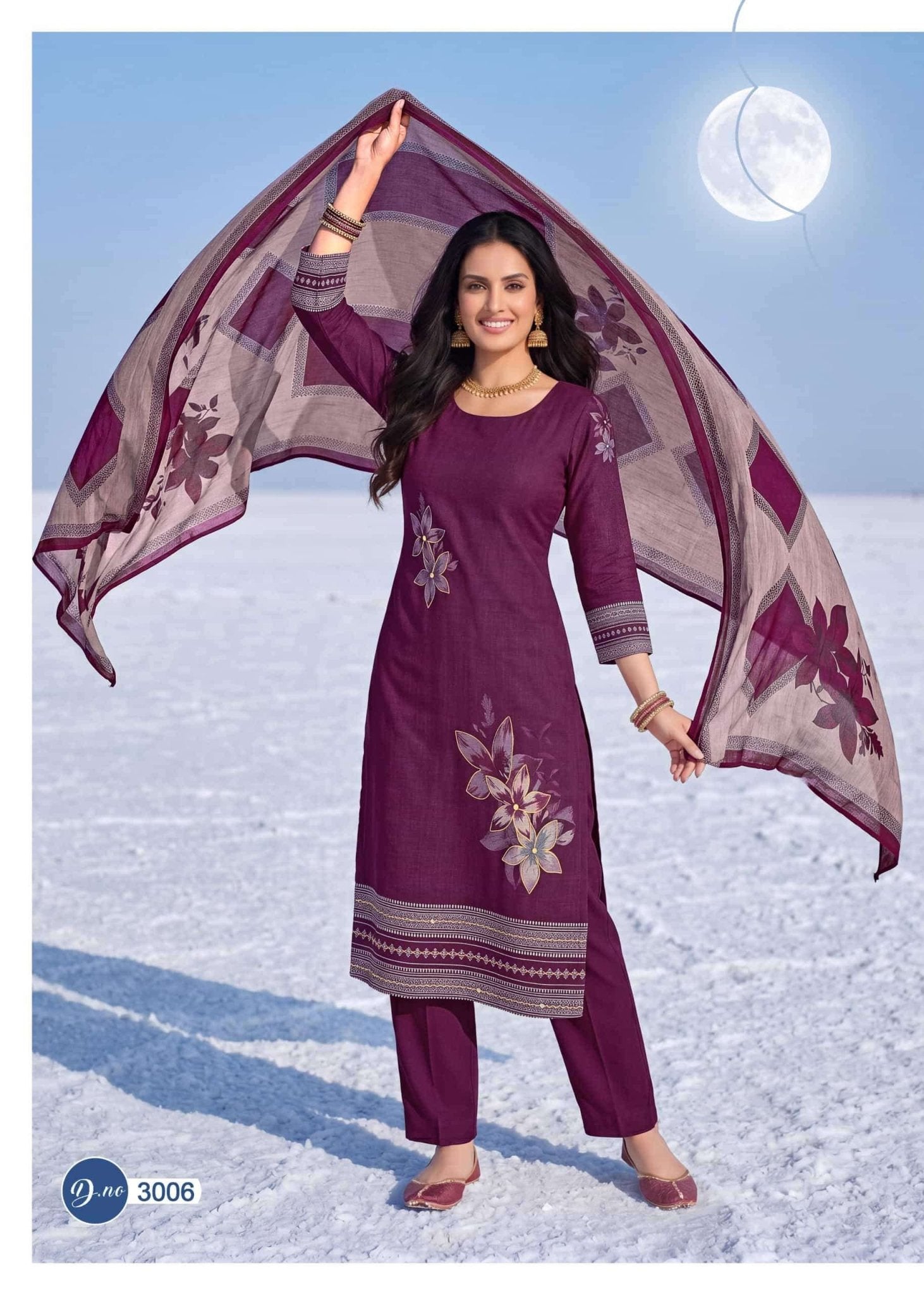 Rahi Fashion Rising Gold Vol 3 Pure Cotton Dress Material - Amrah Wholesale