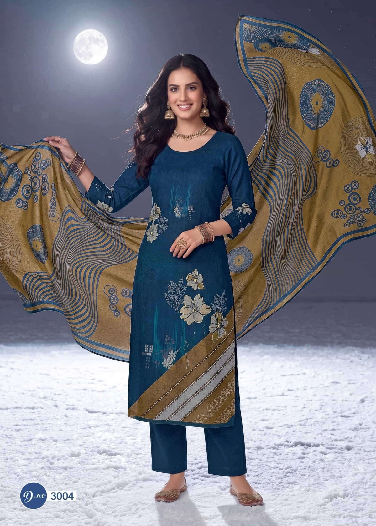 Rahi Fashion Rising Gold Vol 3 Pure Cotton Dress Material - Amrah Wholesale