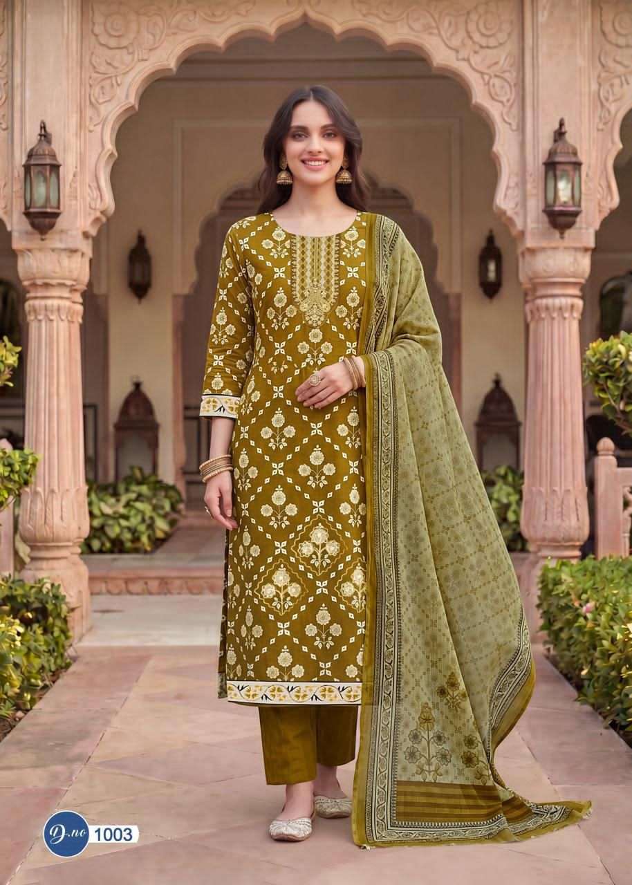 Rahi Fashion Ruby Rose Vol 1 Cotton Dress Material - Amrah Wholesale